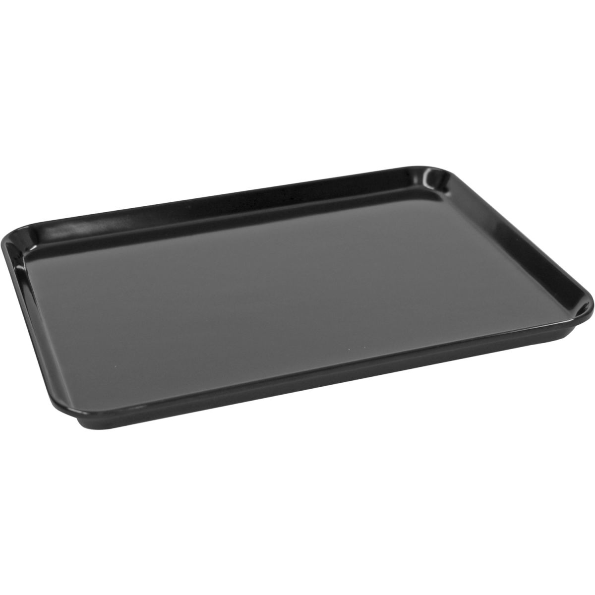 Schneider Auslagetablett Melamin 27x21x1.7 cm (LxBxH); schwarz; rechteckig