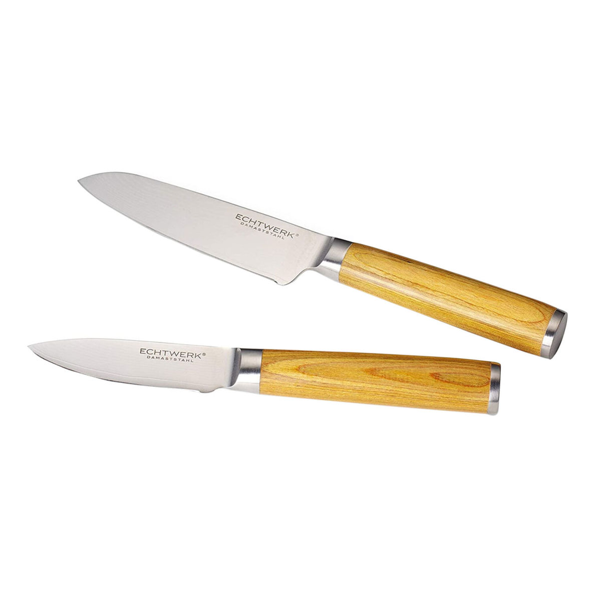 ECHTWERK Damastmesser Set 2-tlg silber