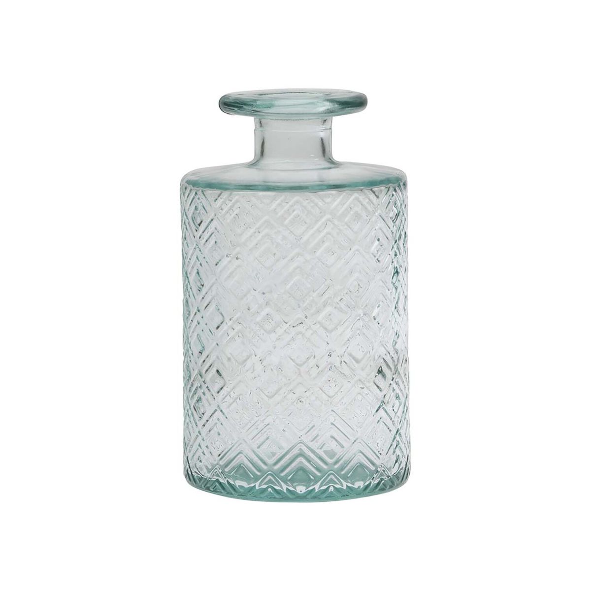 Vidrios Vase 'Nihon' 16 cm hoch aus Recyclingglas; 9x16 cm (ØxH); transparent