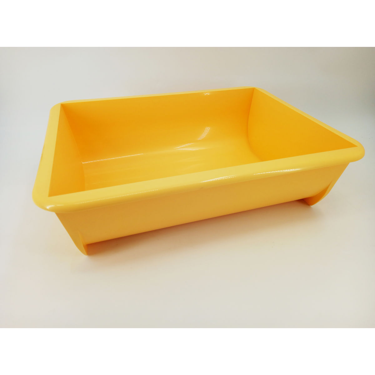 Scaritech Rechteckiger Teigbehälter, neues Modell Neo (abgerundete Ecken); 20000 ml; orange; 10 Stück / Pack