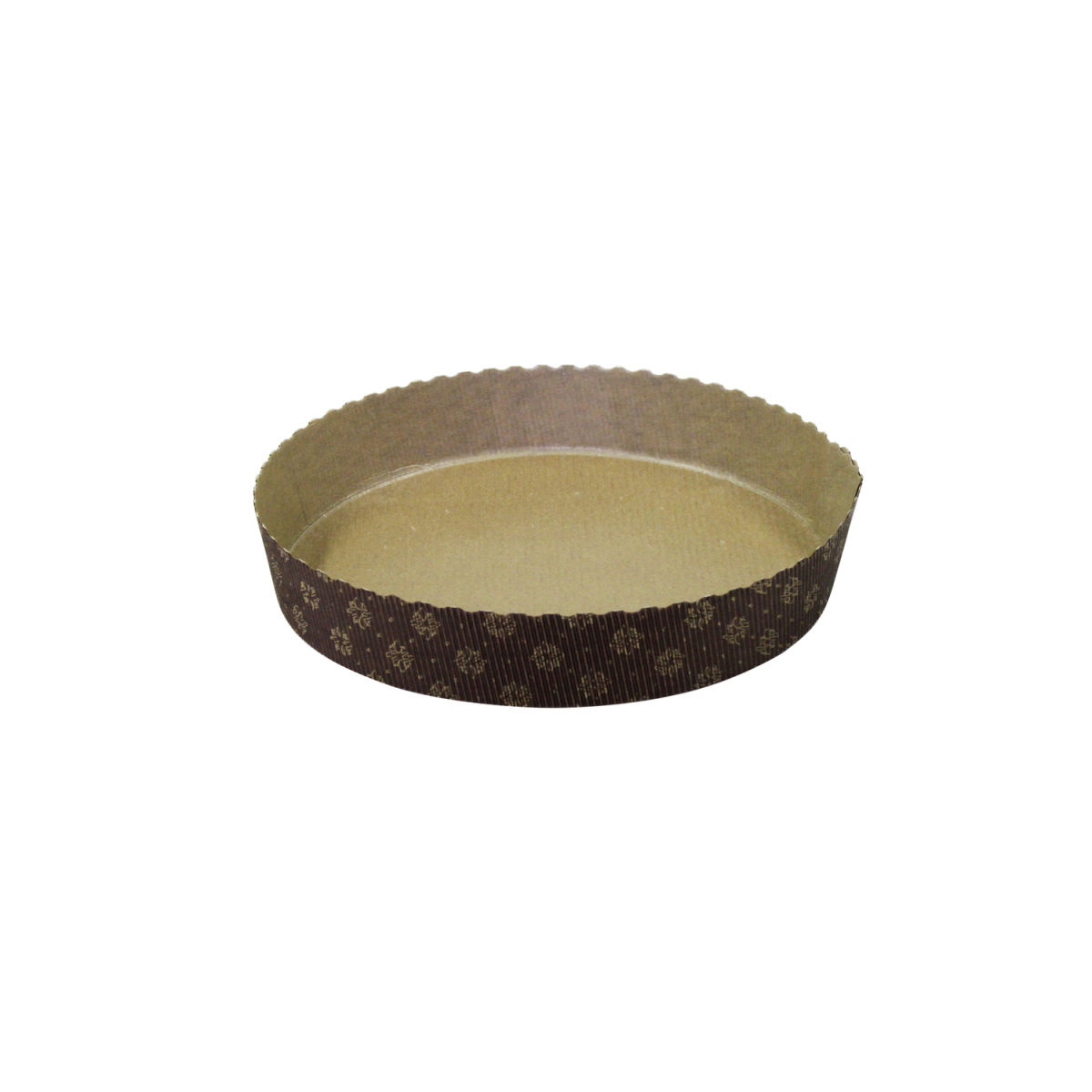 Schneider Backformen 22x22x22x4 cm (LxBxØxH); braun; 400 Stück / Pack