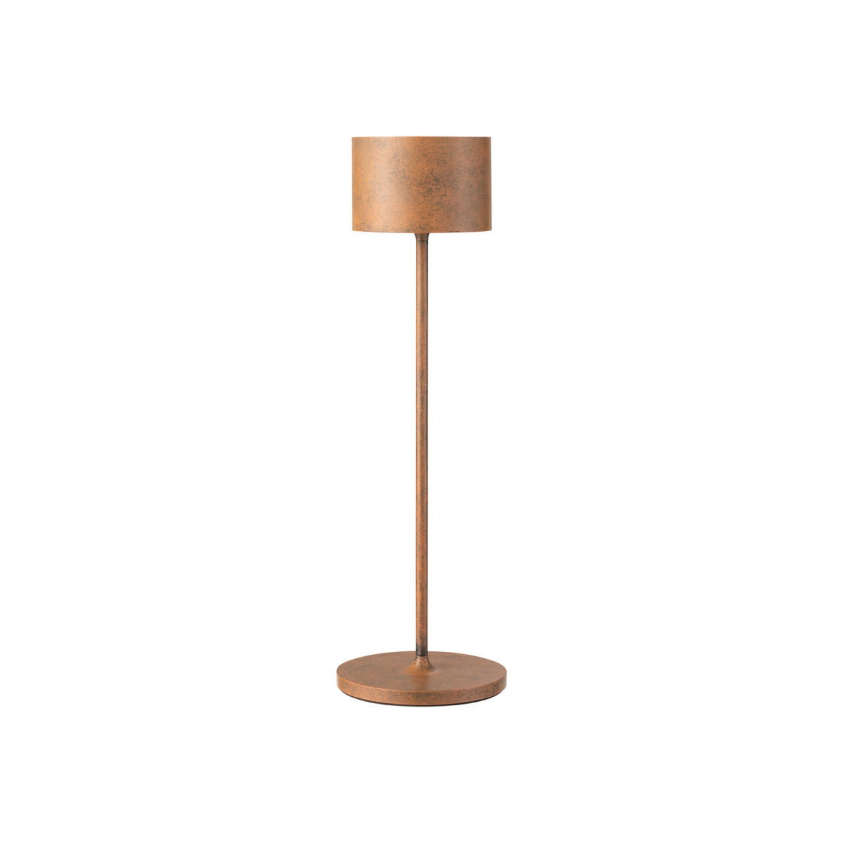 blomus Mobile LED-Tischleuchte -FAROL- Farbe Rusty Look 11x11x11x33.5 cm (LxBxØxH); rostbraun