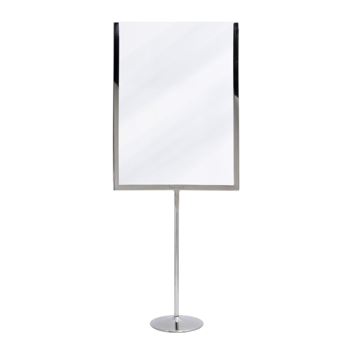 Portamenù in acciaio inox Securit; 21x54 cm (LxH); argento