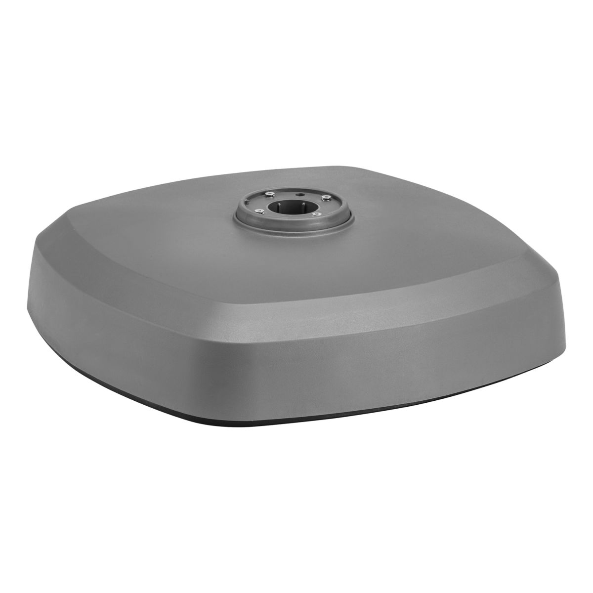 KETTLER Schirmständer EASY STAND für EASY SWING Ampelsonnenschirme, Kunststoff 80x80x38 cm (LxBxH); grau; quadratisch