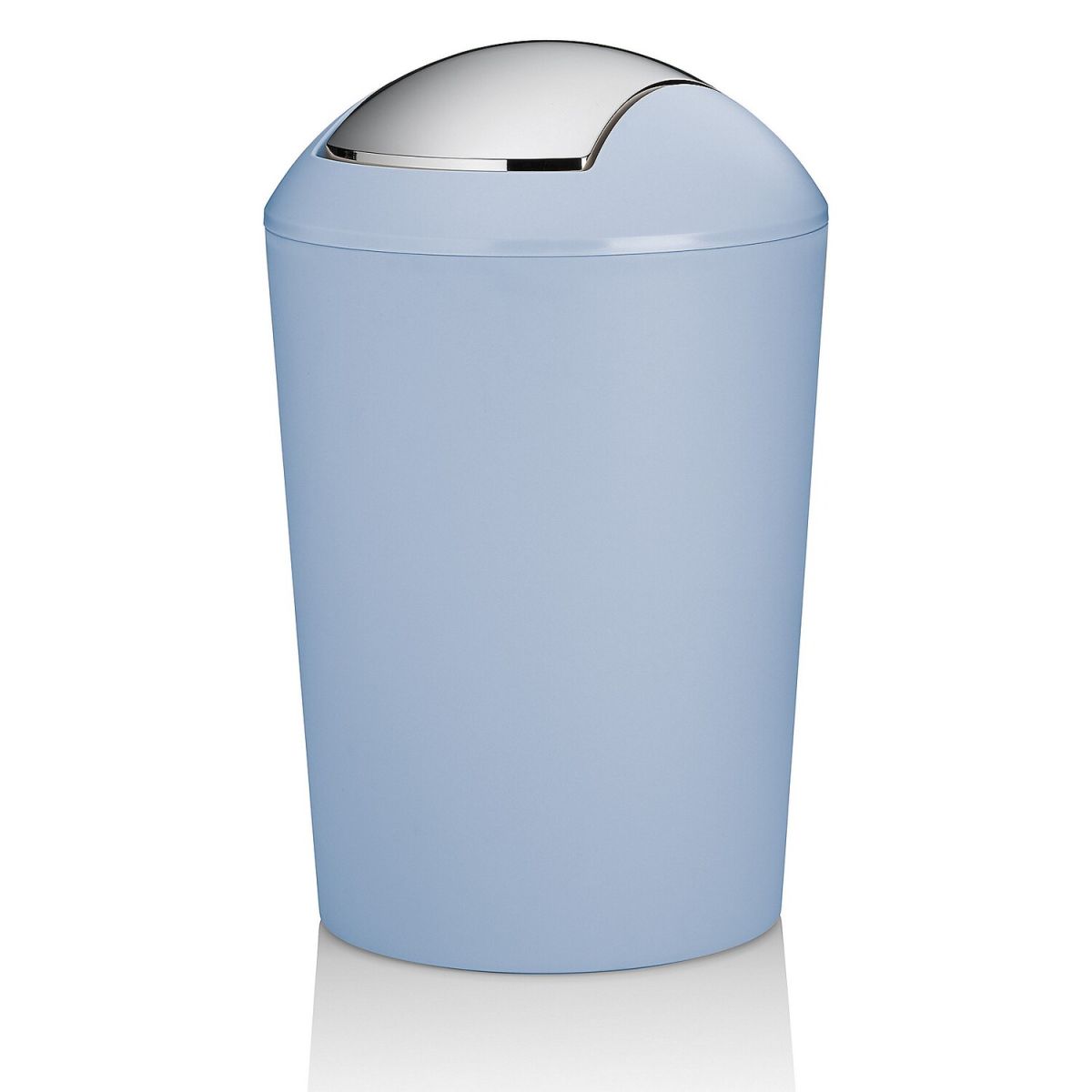 Pattumiera con coperchio a ribalta Marta in plastica kela; 1700 ml, 15x21 cm (ØxH); blu
