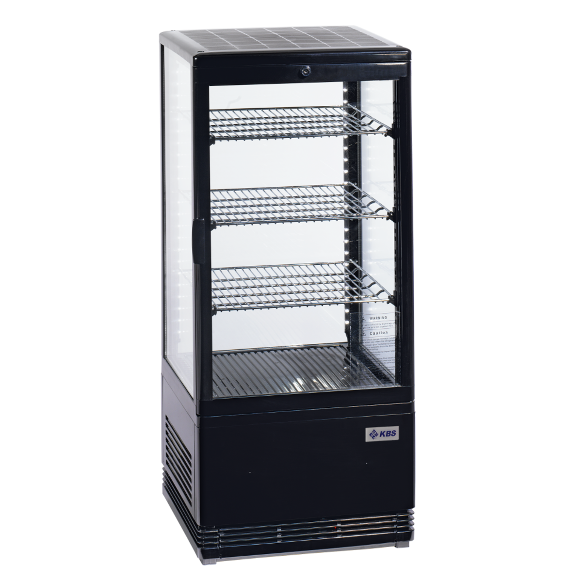 KBS Tischkühlvitrine RT-78 G LED 78000 ml, 42.5x96x38 cm (BxHxT); schwarz