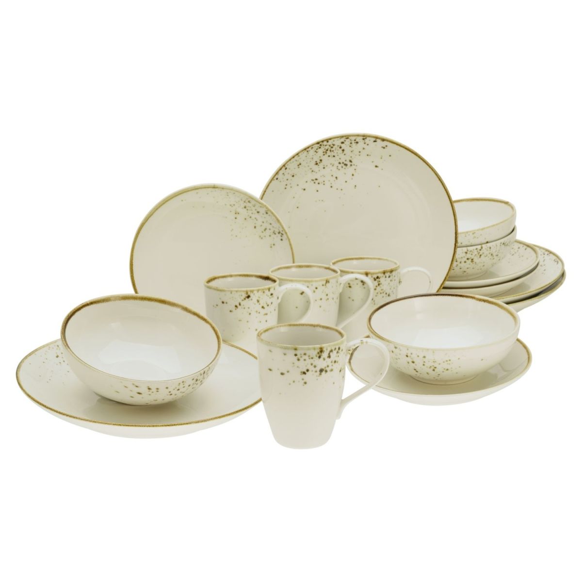 CreaTable Nature Collection - Kombiservice 16-tlg beige
