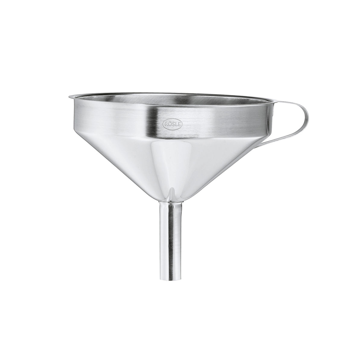 RÖSLE Trichter, konisch Ø 12 cm Gastro 15x12.8x11.5 cm (LxBxH); silber