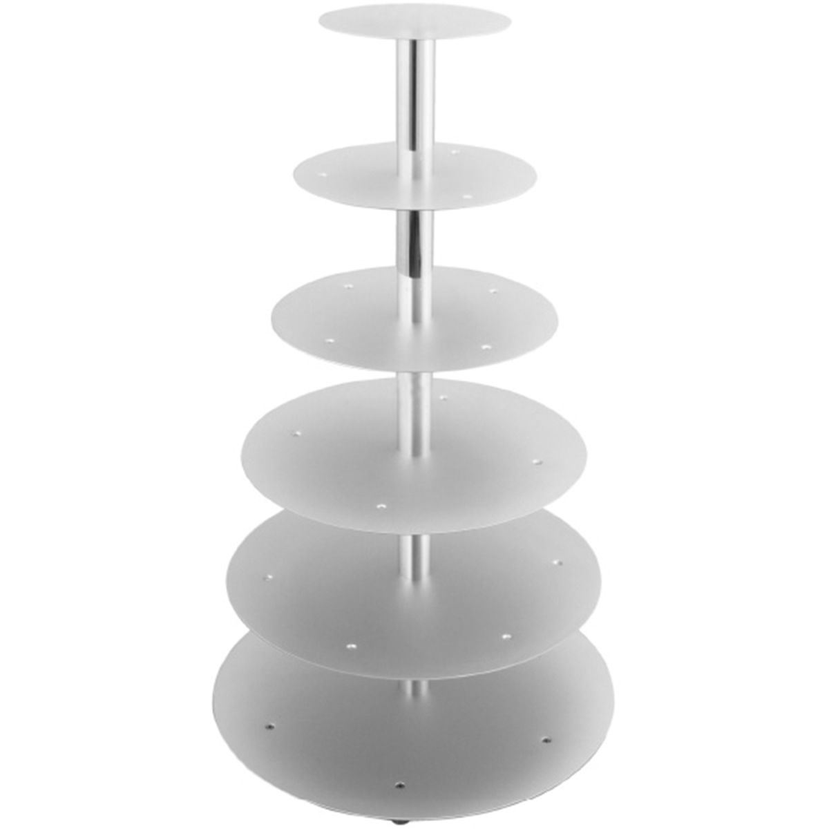 Schneider Etagen-Tortenständer 87.8 cm (H); silber; rund