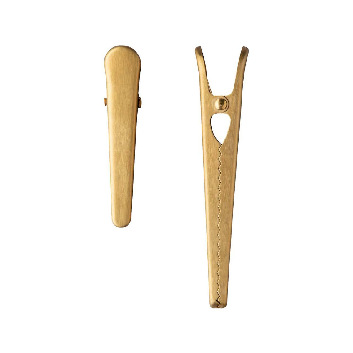 tranquillo Verschlussclips 'GOLD', 2er-Set; 11.5x2x2.5 cm (BxHxT); gold; 2 Stück / Pack