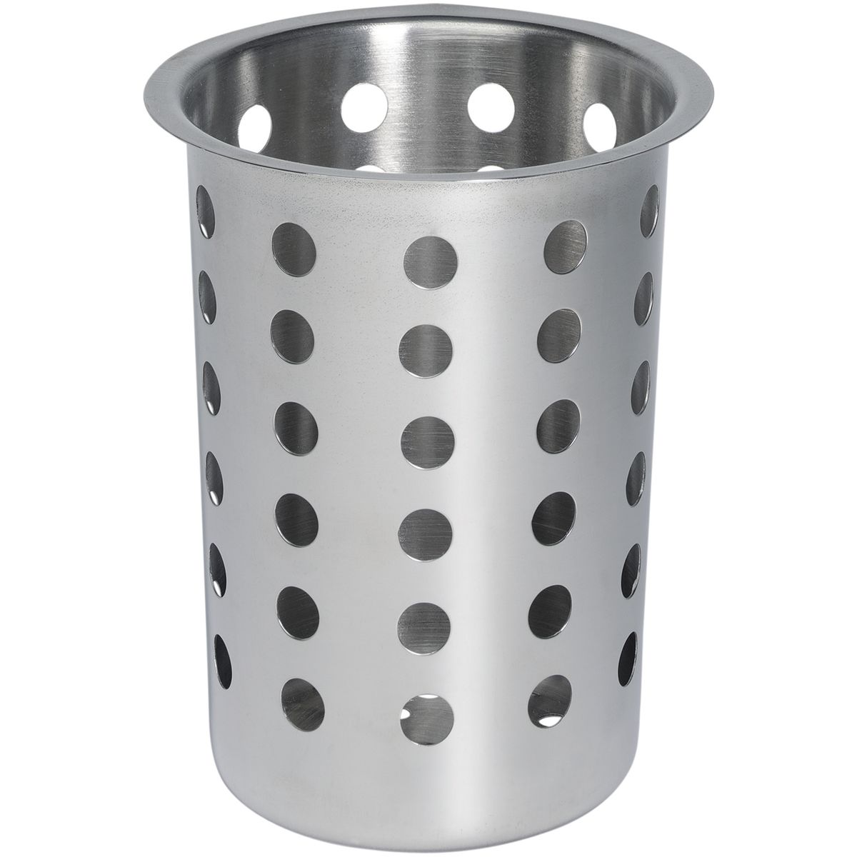 APS Besteckköcher, Edelstahl 11.5x11.5x9.7x13 cm (LxBxØxH); silber