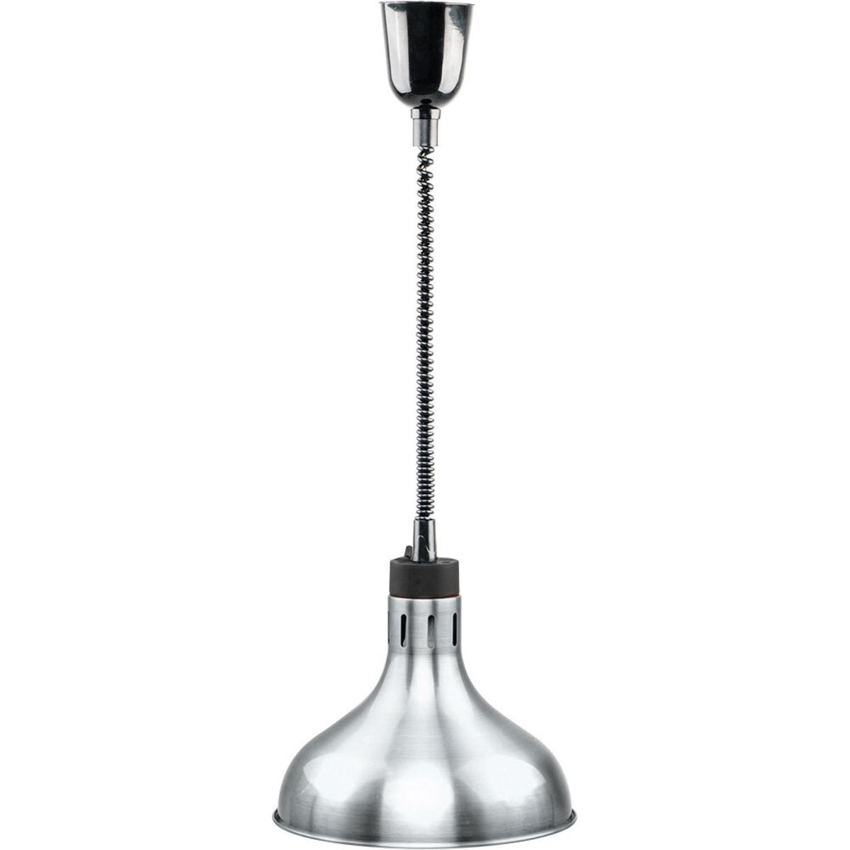Stalgast Wärmelampe zur Deckenbefestigung, 0,25 kW, Ø 173 mm 29 cm (Ø); silber