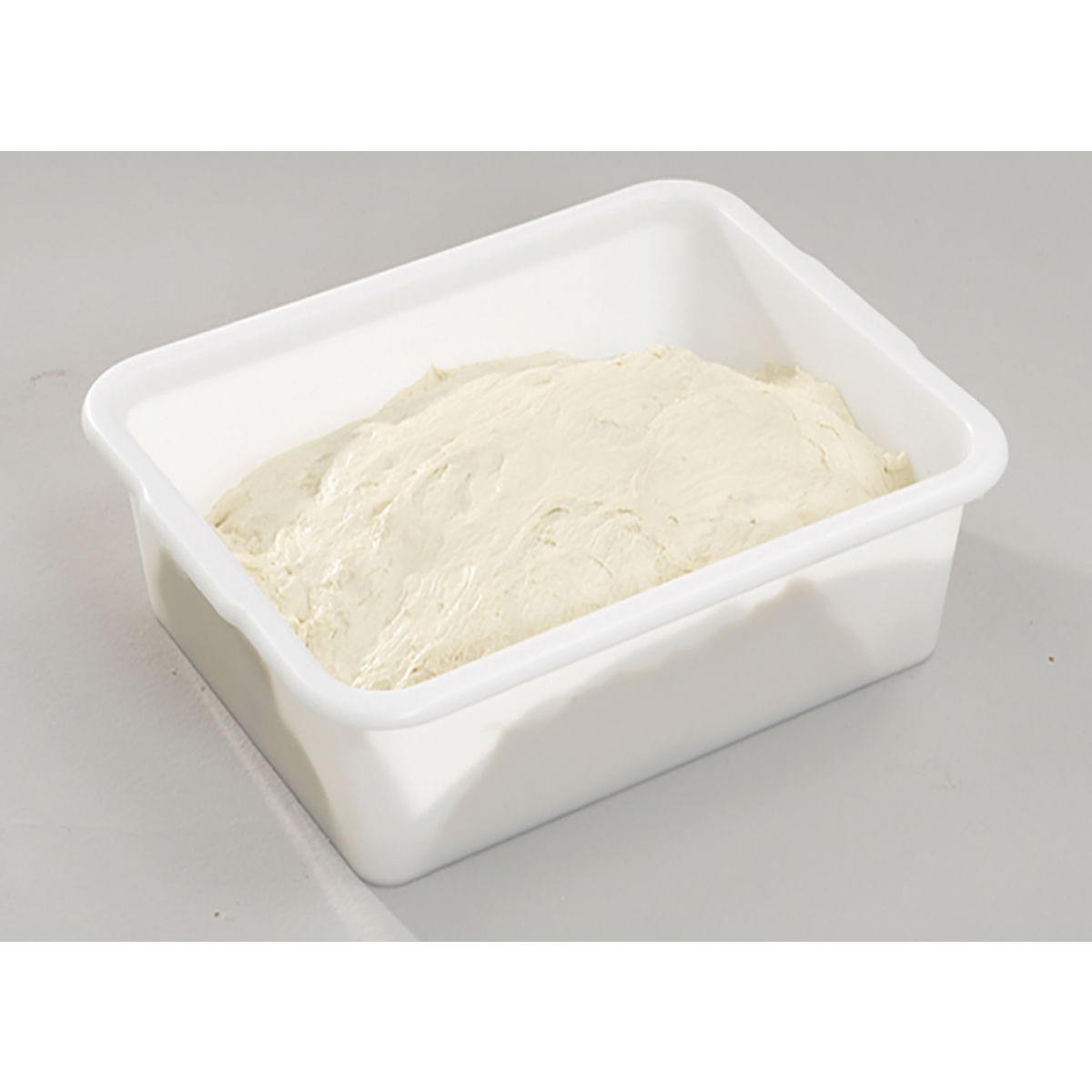 Scaritech Rechteckiger Teigwanne für Bäcker; 22000 ml; weiß; 5 Stück / Pack
