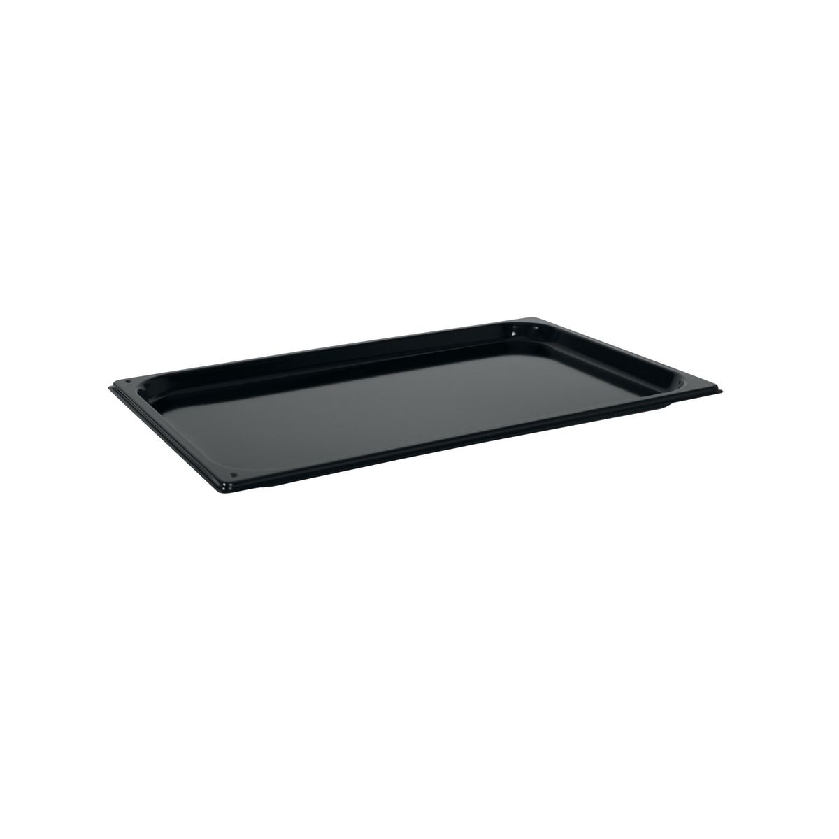 Schneider Backblech GN 1/1 Emaille GN 1/1, 53x32.5x2 cm (LxBxH); schwarz; rechteckig