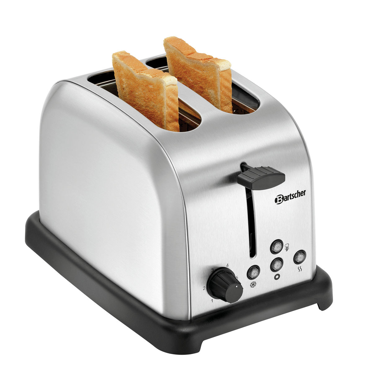 Bartscher Toaster TBRB20 TBRB20 34x21.5x22 cm (BxTxH); silber