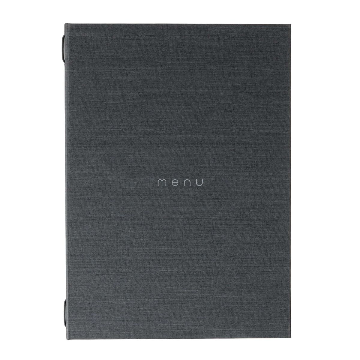 Porta Menu ITALY A4 AVORIO DAG Style; 22.7x32 cm (LxL); grigio; 2 viste