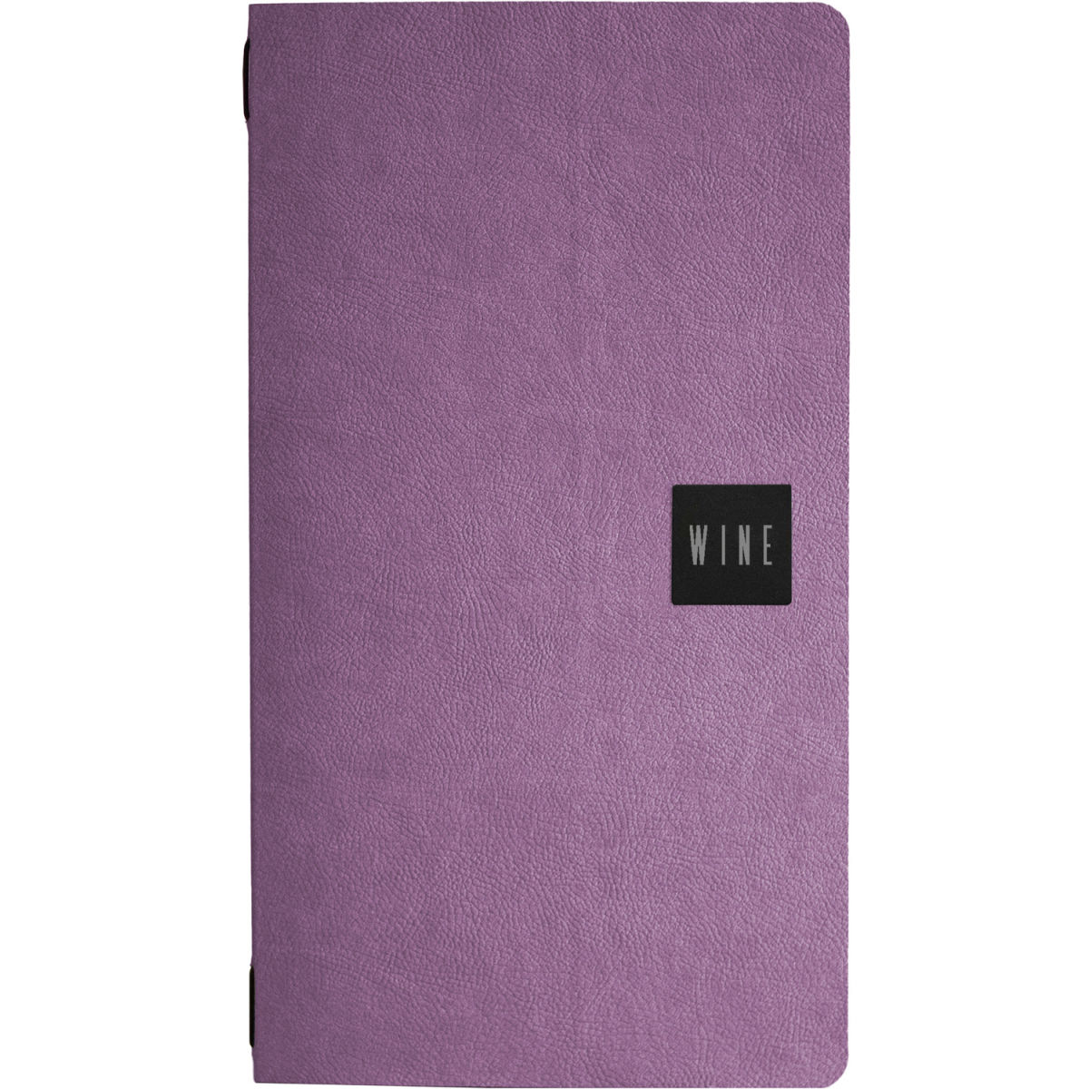STIL CASA Stil casa, 12er-Set Menükartenhalter Größe 2/2, Polyurethan, drei Innenhüllen aus Kunststoff, elastischer Umschlaghalter lila; 12 Stück / Pack