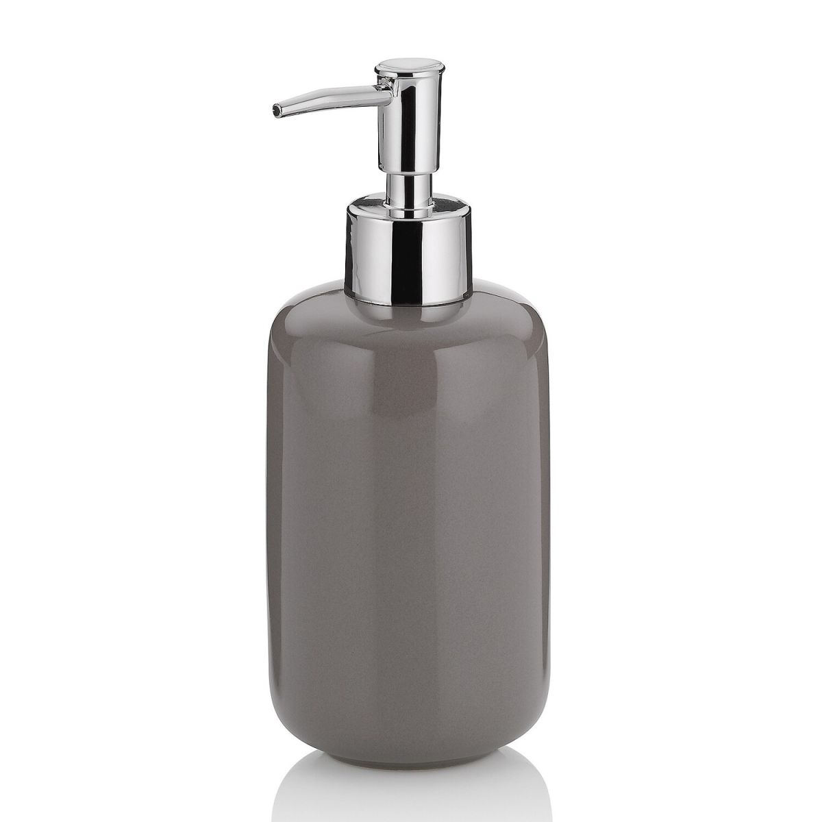 kela Seifenspender Isabella Keramik 400 ml, 18 cm (H); braun; rund