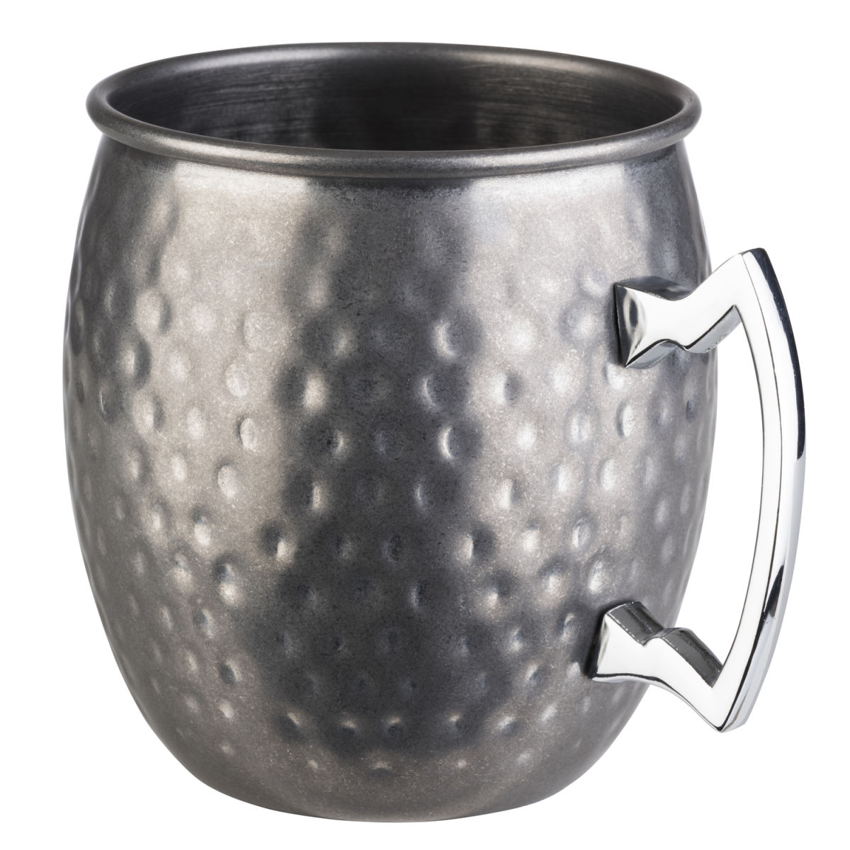 APS Becher MOSCOW MULE, Edelstahl, gehämmerte Oberfläche 500 ml, 9x9.5 cm (ØxH); edelstahl