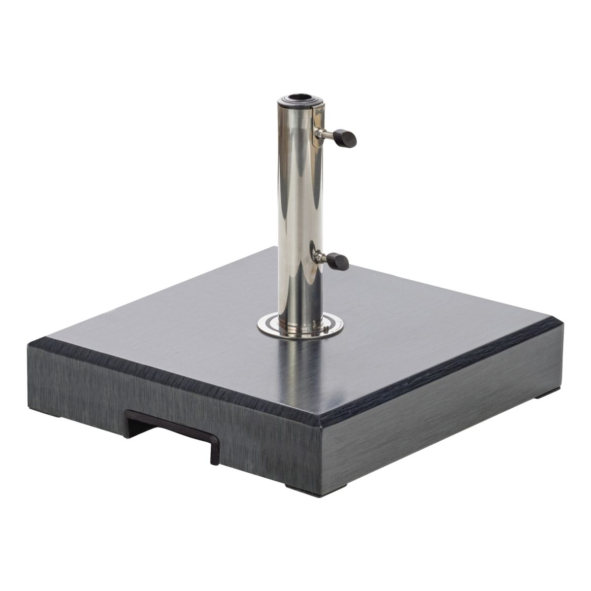 KETTLER Schirmständer, 25 kg, Click-System EASY STAND; 40x40x7 cm (LxBxH); dunkelbraun; quadratisch