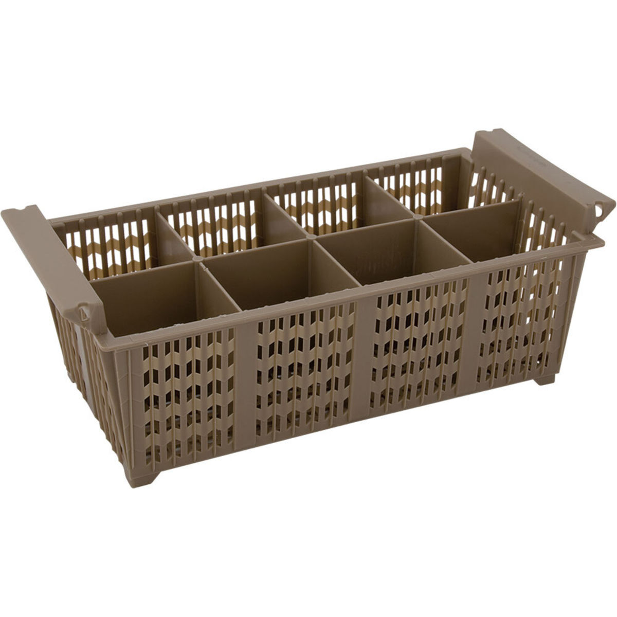 Stalgast Besteckkorb mit 8 Fächern, Polypropylen 43x15 cm (BxH); grau