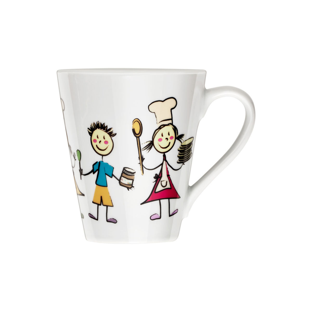 Stalgast Kindergeschirr Becher 0,3 L 8.7x10 cm (ØxH); mehrfarbig/weiß; rund; 12 Stück / Pack