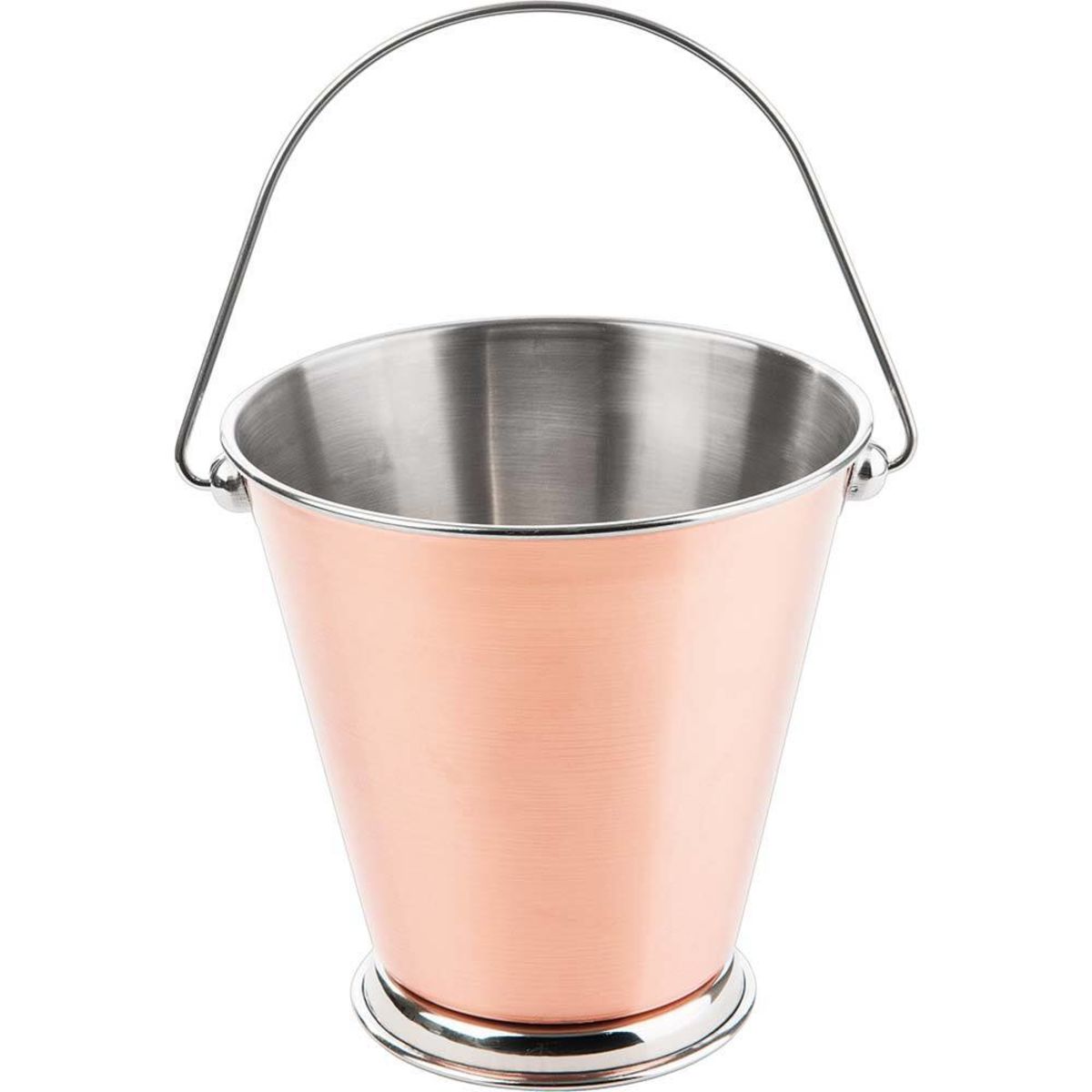 Stalgast Servier-Eimer, außen kupferfarben, Ø 12 cm, Höhe 12 cm 12x12 cm (ØxH); braun