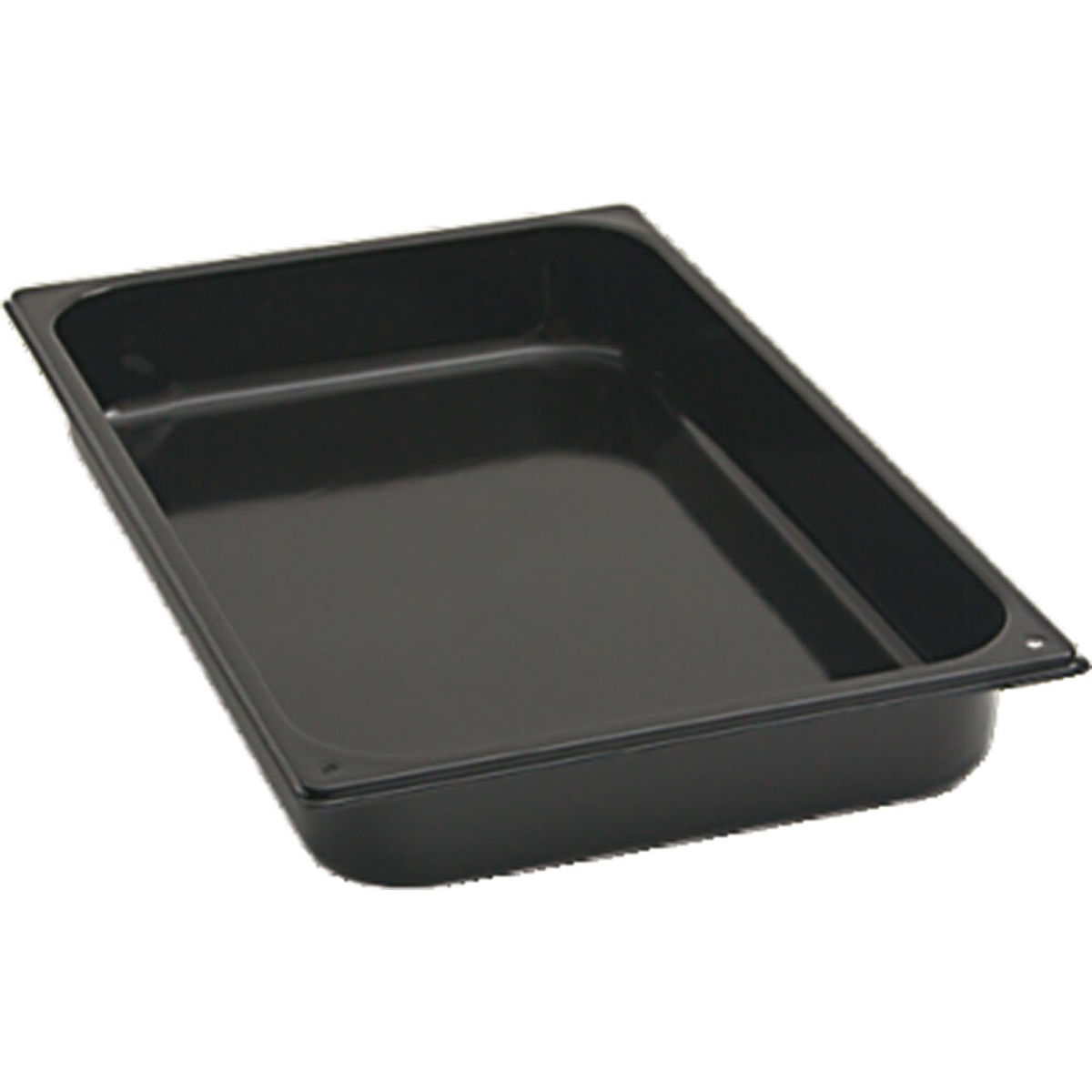 Teglia smaltata Stalgast; GN 1/1, 32.5x6.5x53 cm (LxHxP); nero