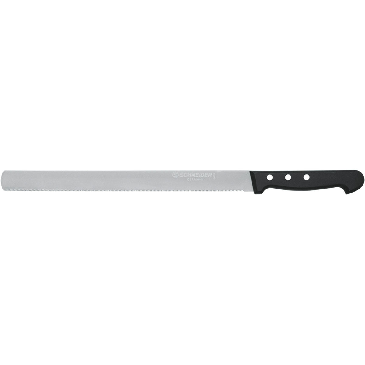 Schneider Konditormesser feine Säge Klingenlänge 26 cm, 26 cm (L); schwarz