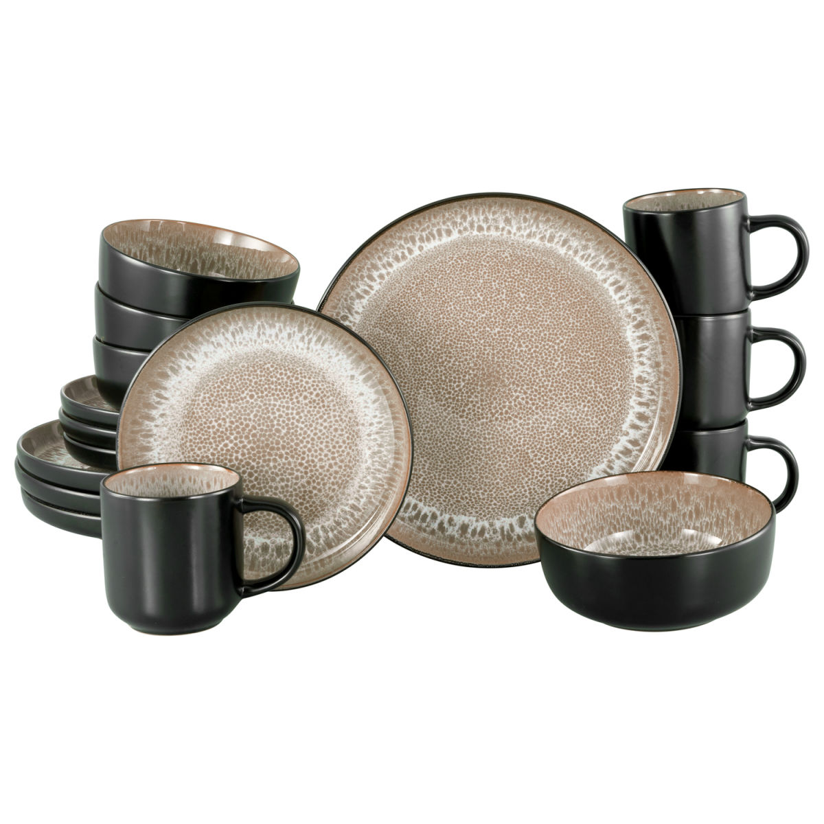 CreaTable Nordic Fjord - Kombiservice 16-tlg beige
