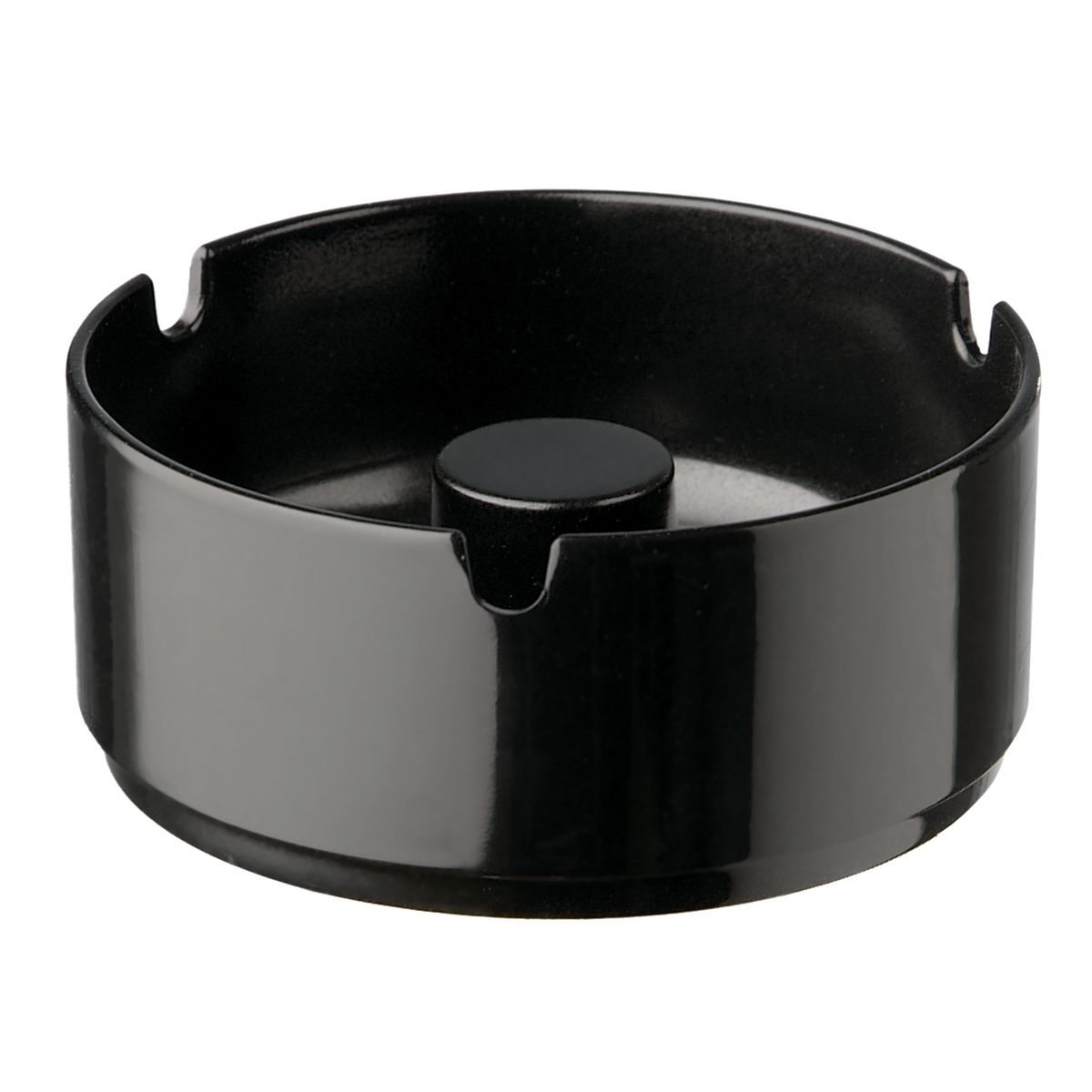 APS Wind-Aschenbecher CASUAL 9.5x4.3 cm (ØxH); schwarz; rund