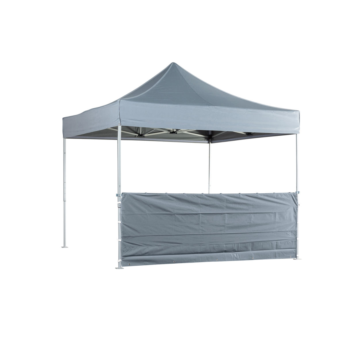VeroTENT VeroTENT 6m Seitenwand halbhoch 600x100 cm (LxB); grau