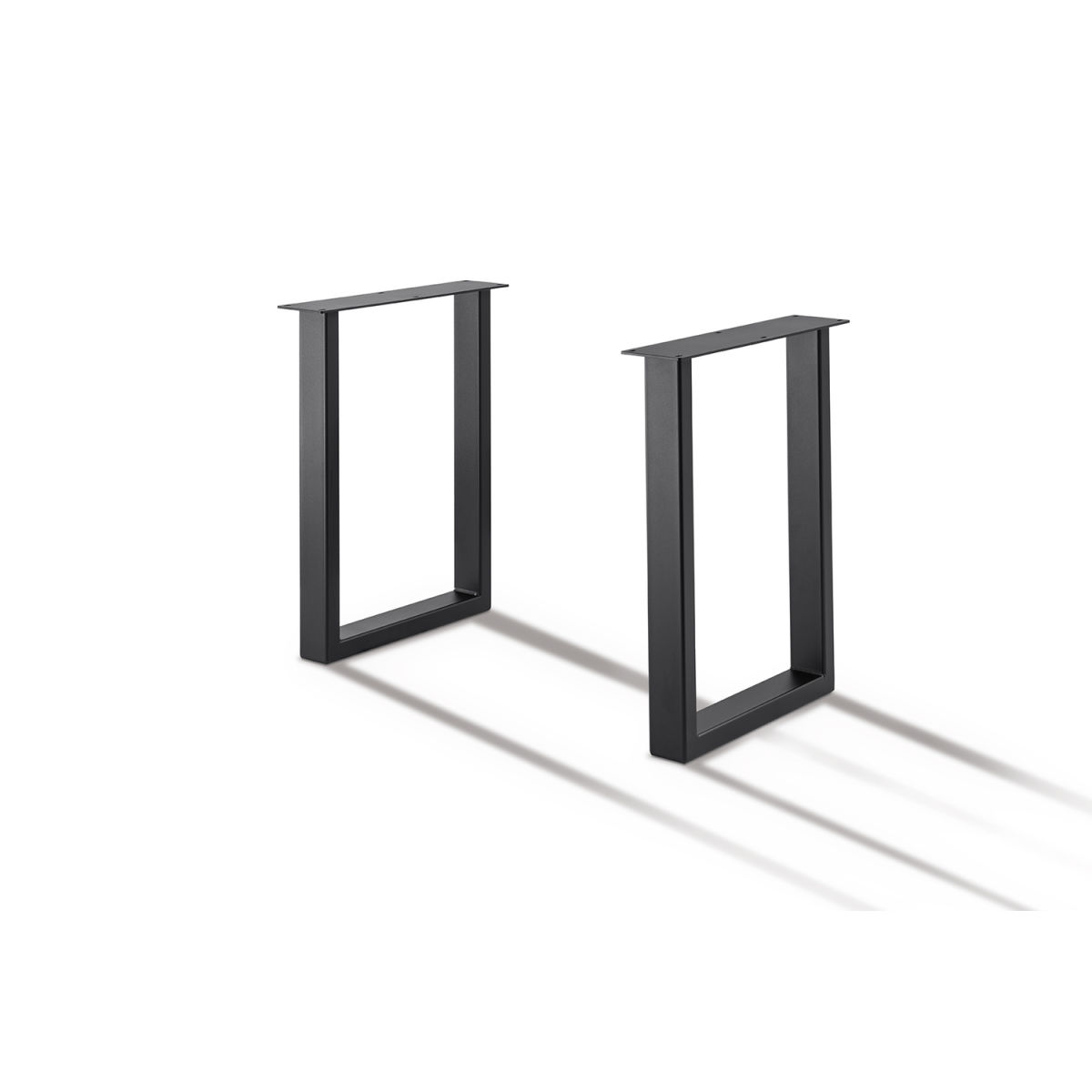 Willeke-Möbel Tischgestell U-Gestell 70x70x72 cm (BxLxH); schwarz