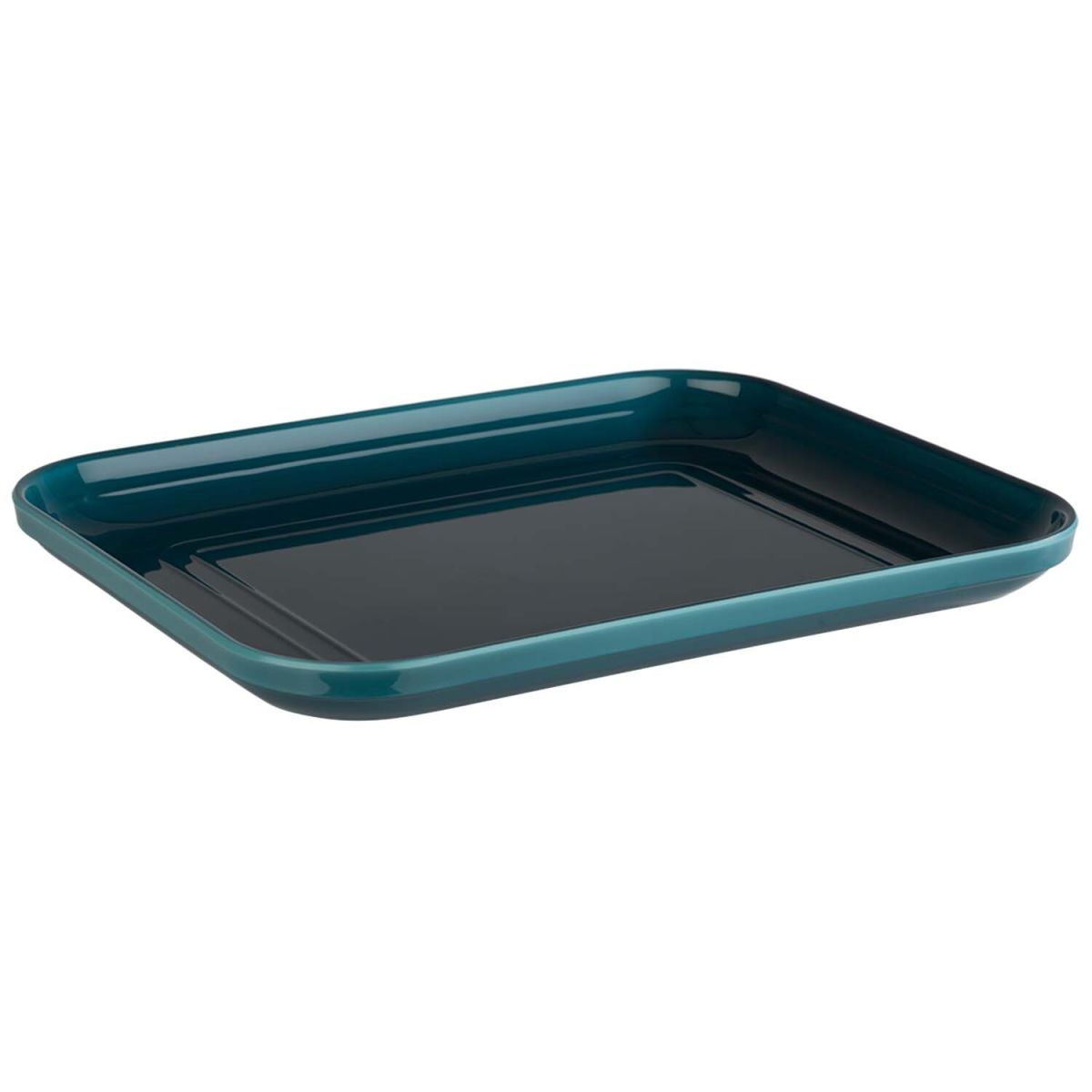 APS GN 1/2 Tablett EMMA, Melamin GN 1/2, 32.5x26.5x3 cm (LxBxH); türkis; rechteckig