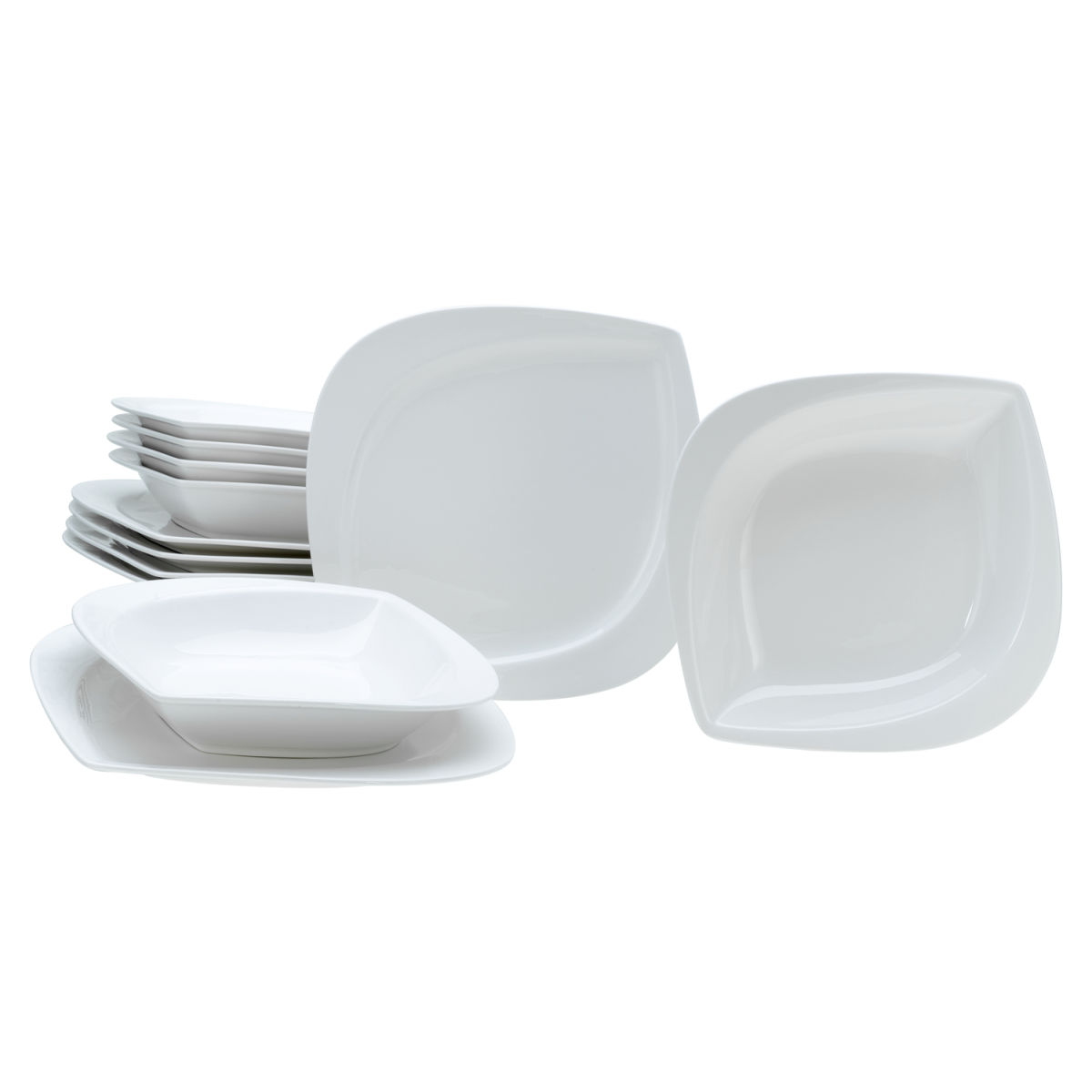 CreaTable Melbourne - Tafelservice 12 tlg cremeweiß