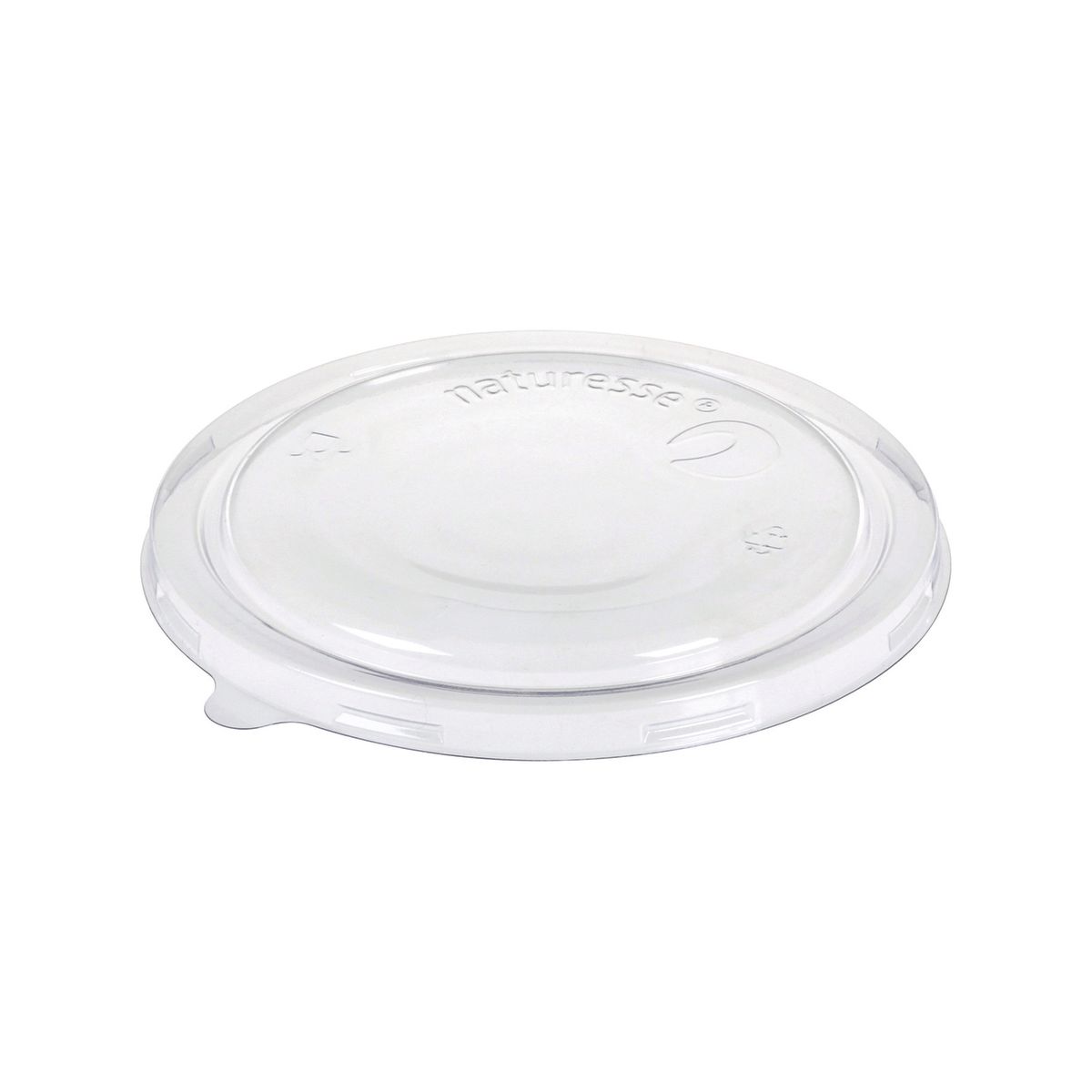 naturesse Deckel PLA 15 cm (Ø); transparent; 300 Stück / Pack