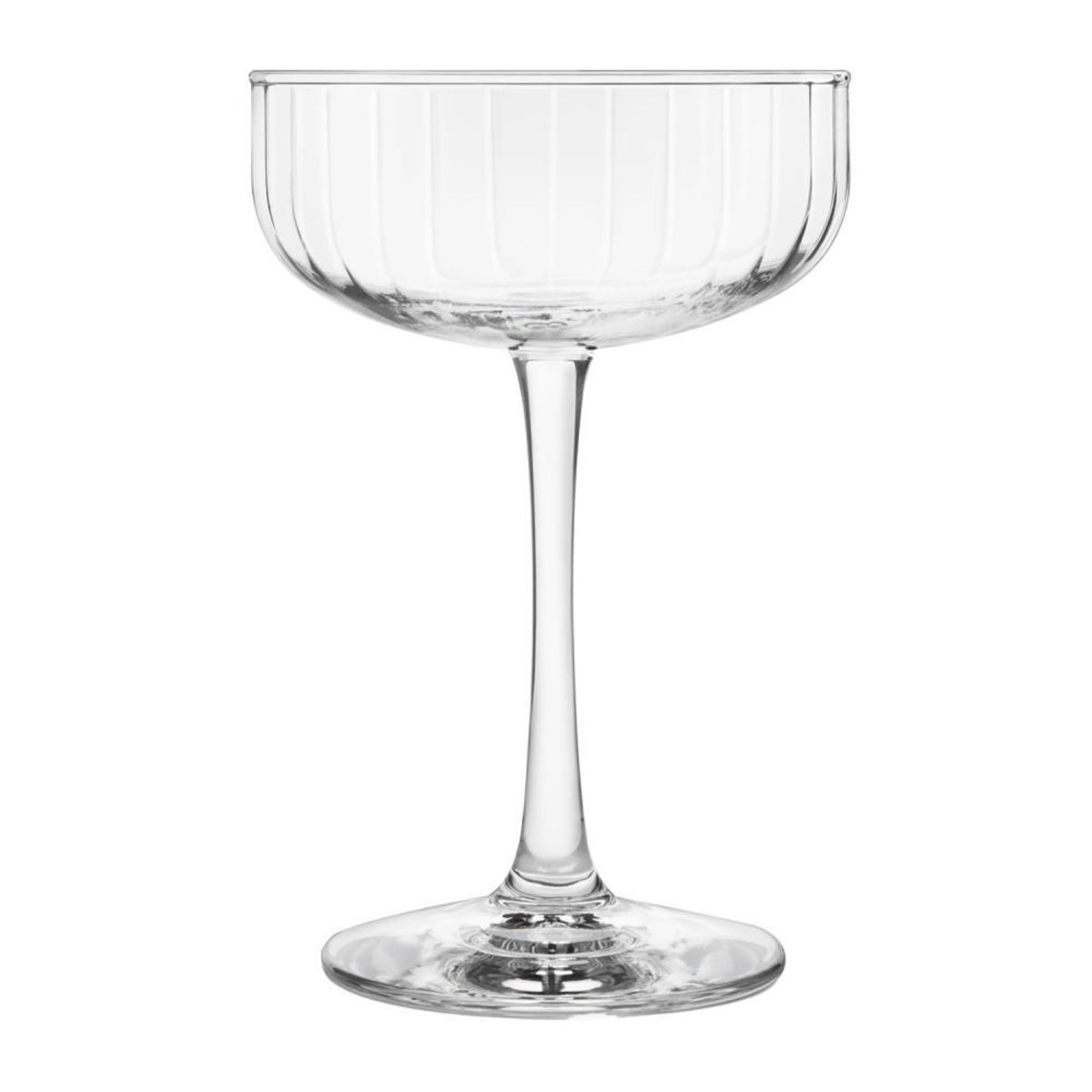 Libbey Trinkglas, Coupe LINEAR , 251 ml; 250 ml, 10.5x15.5 cm (ØxH); transparent; 12 Stück / Pack