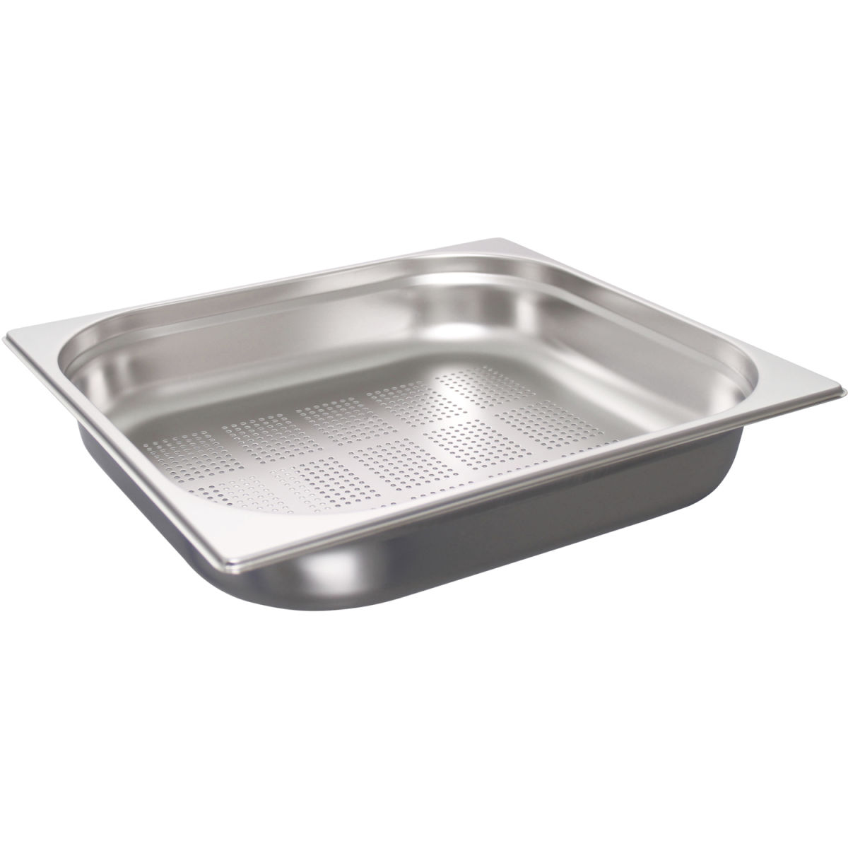 Schneider Behälter GN 2/3 Edelstahl gelocht GN 2/3, 5.5 l, 6.5 cm (T); edelstahl