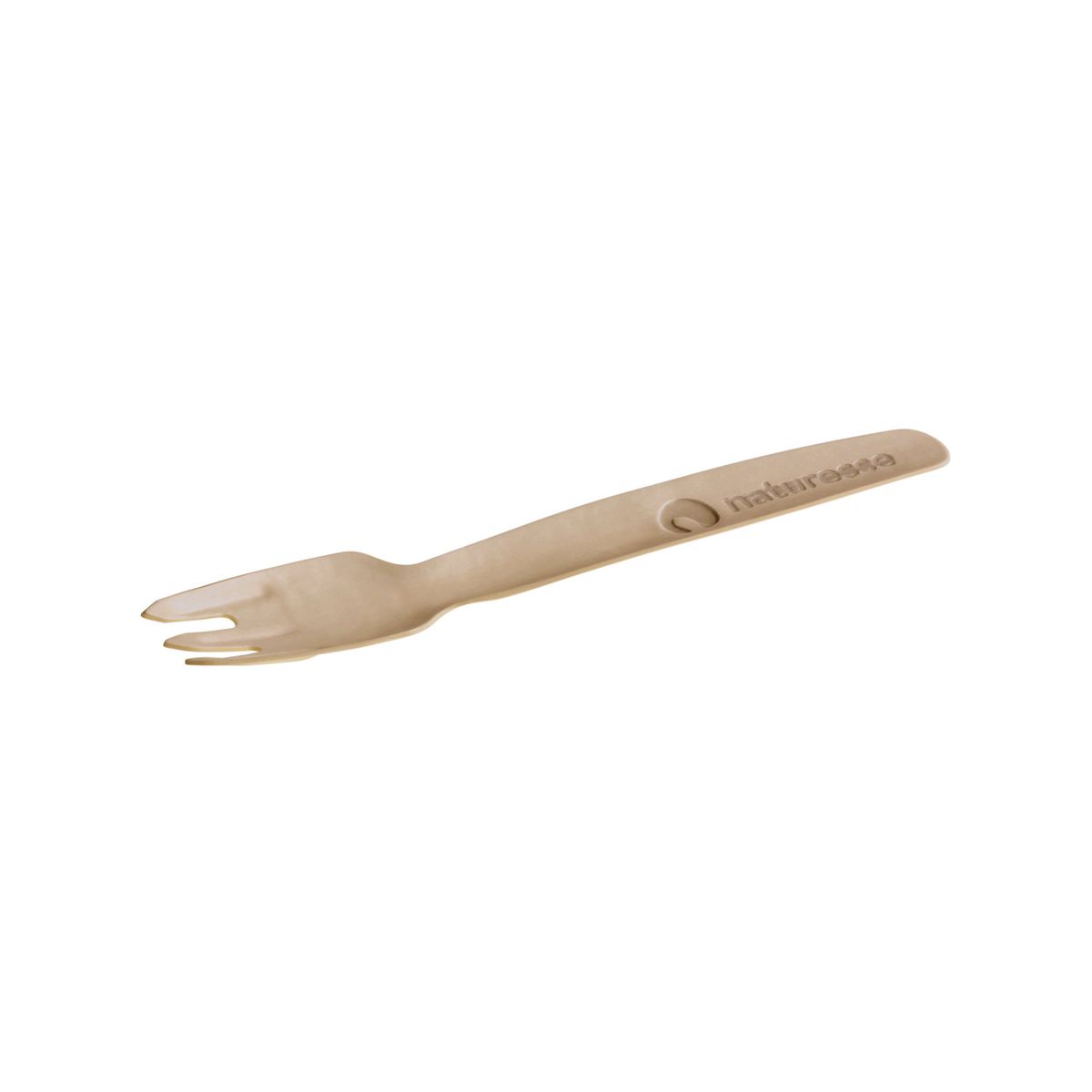 naturesse Gabel Papier - naturesse Prägung 16.5 cm (L); braun; 2000 Stück / Pack