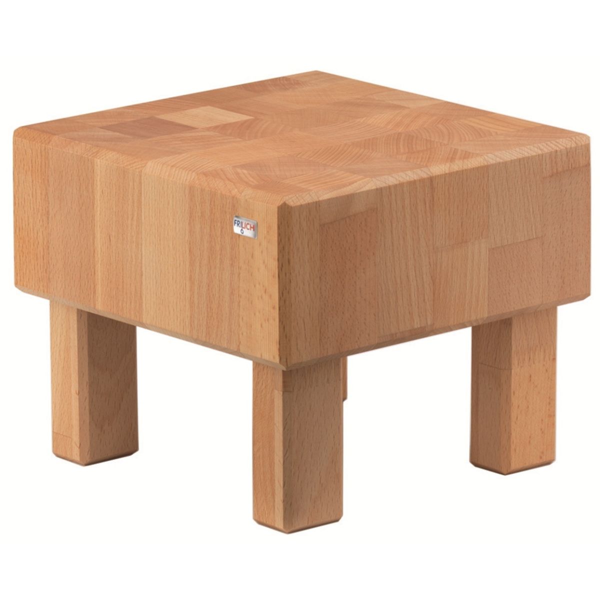 Frilich Butcher Block PURE NATURE `S-Cube` 22x21x22 cm (BxHxT); braun