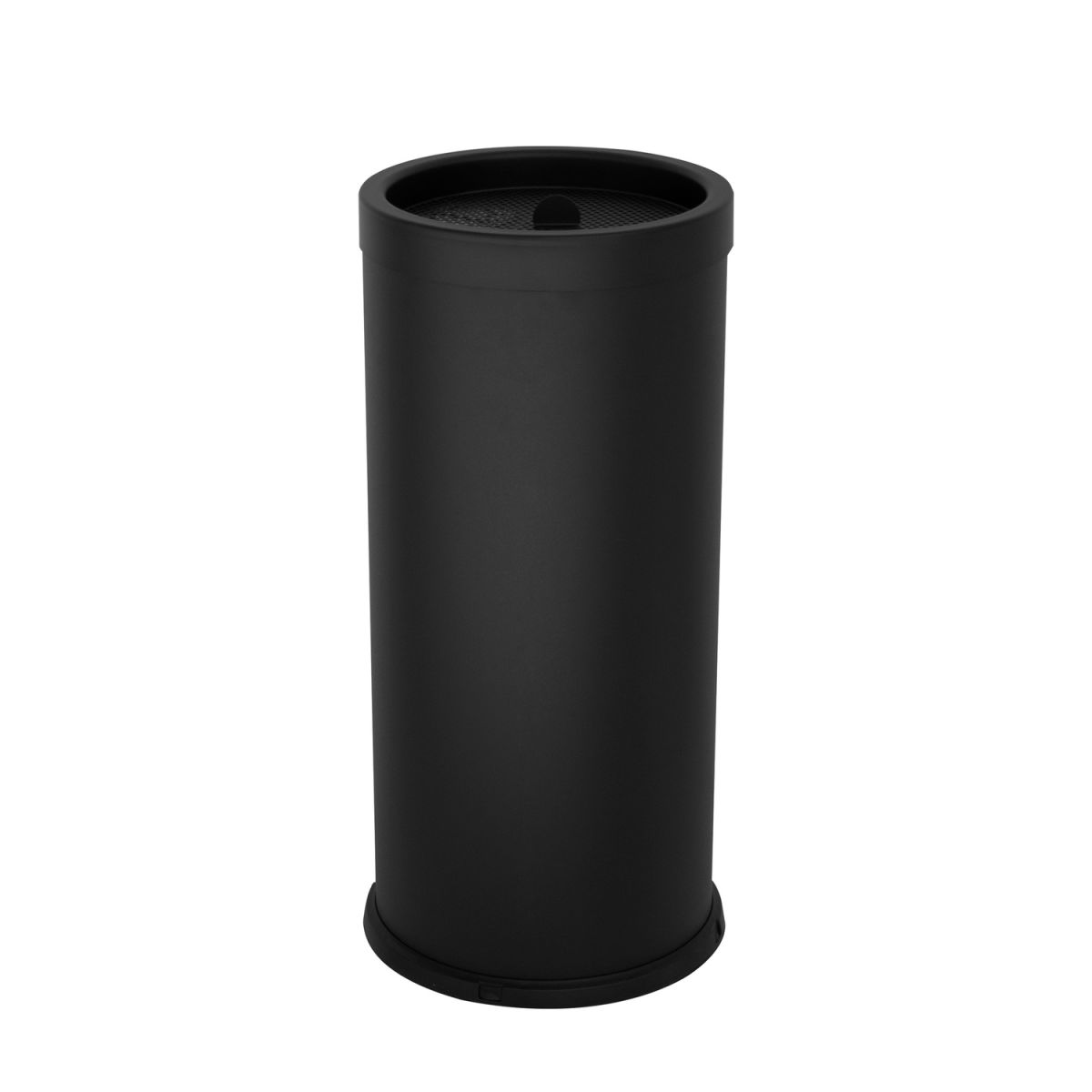 STIL CASA Stil Casa Bodenaschenbecher, Stahl lackiert, oberer Ring mit Zigarettenlöschgitter, 1 kg Sand inklusive 5 l, 32x72 cm (ØxH); schwarz