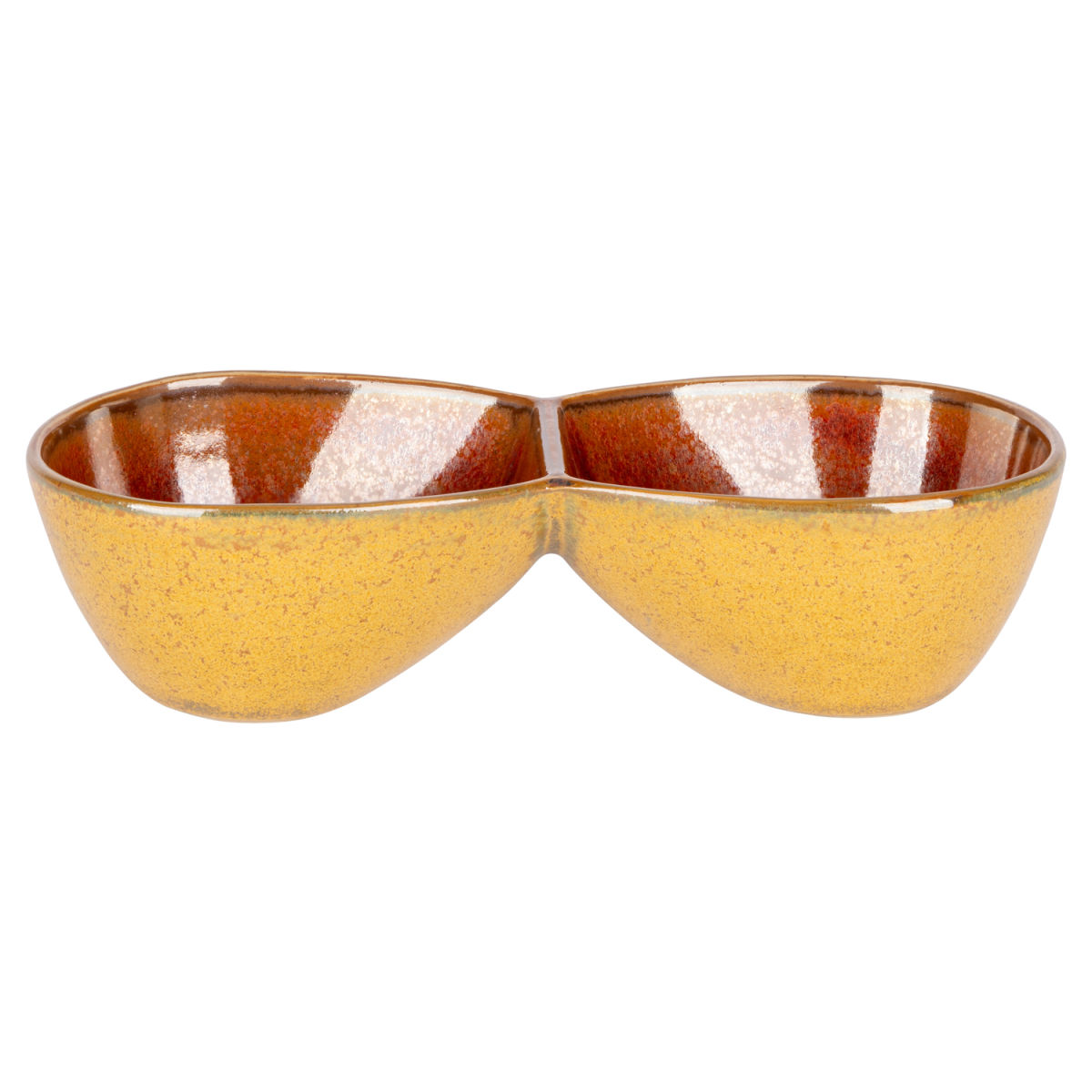 Cosy & Trendy Elements Mustard Duo Aperoschälchen 114 ml, 6.1x14x3 cm (LxBxH); braun/rostbraun; 6 Stück / Pack