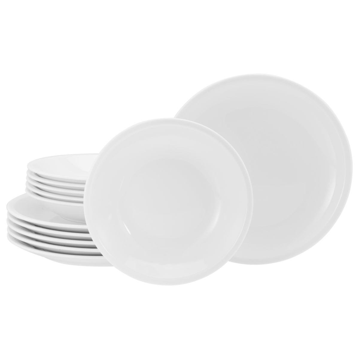 CreaTable Milano Weiss - Tafelservice 12-tlg weiß