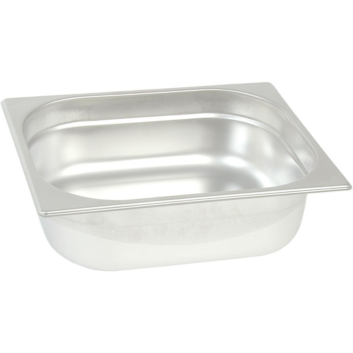 Stalgast Edelstahl Gastronormbehälter Serie STANDARD GN 1/2, 2 l, 32.5x26.5x4 cm (LxBxT); silber