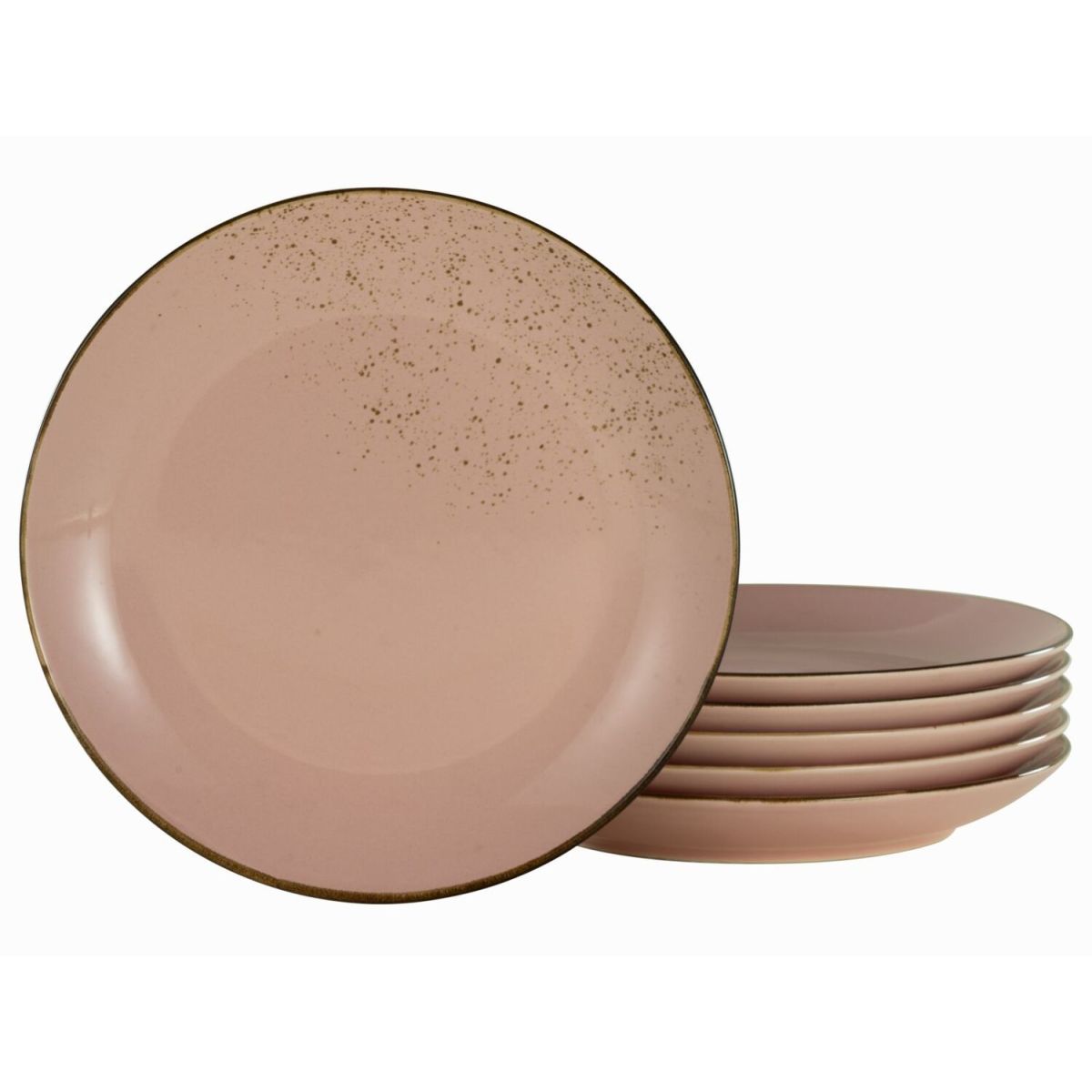 CreaTable Nature Collection - Speiseteller 6-tlg 27x3.5 cm (ØxH); rosa; rund; 6 Stück / Pack
