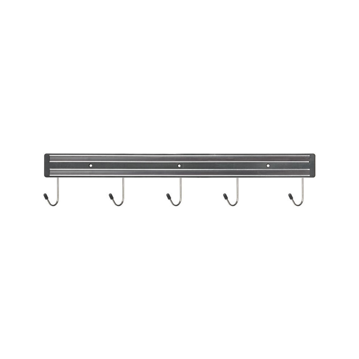 Portacoltelli magnetico con 5 ganci Stalgast; 445 cm (L); nero