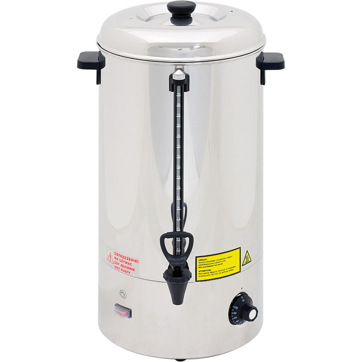 Bollitore per vin brulé e acqua calda Stalgast; 19000 ml, 58x27.5 cm (HxØ); argento