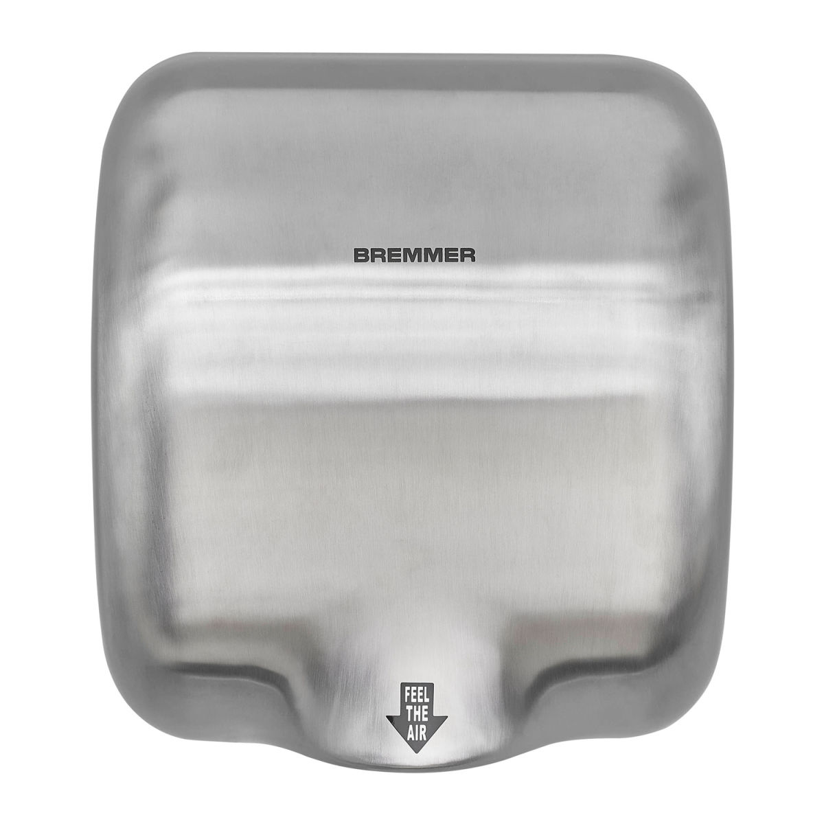 Asciugamani elettrico professionale da muro Generic Turbo Bremmer; 29.5x32.5x17.1 cm (LxHxP); acciaio inox