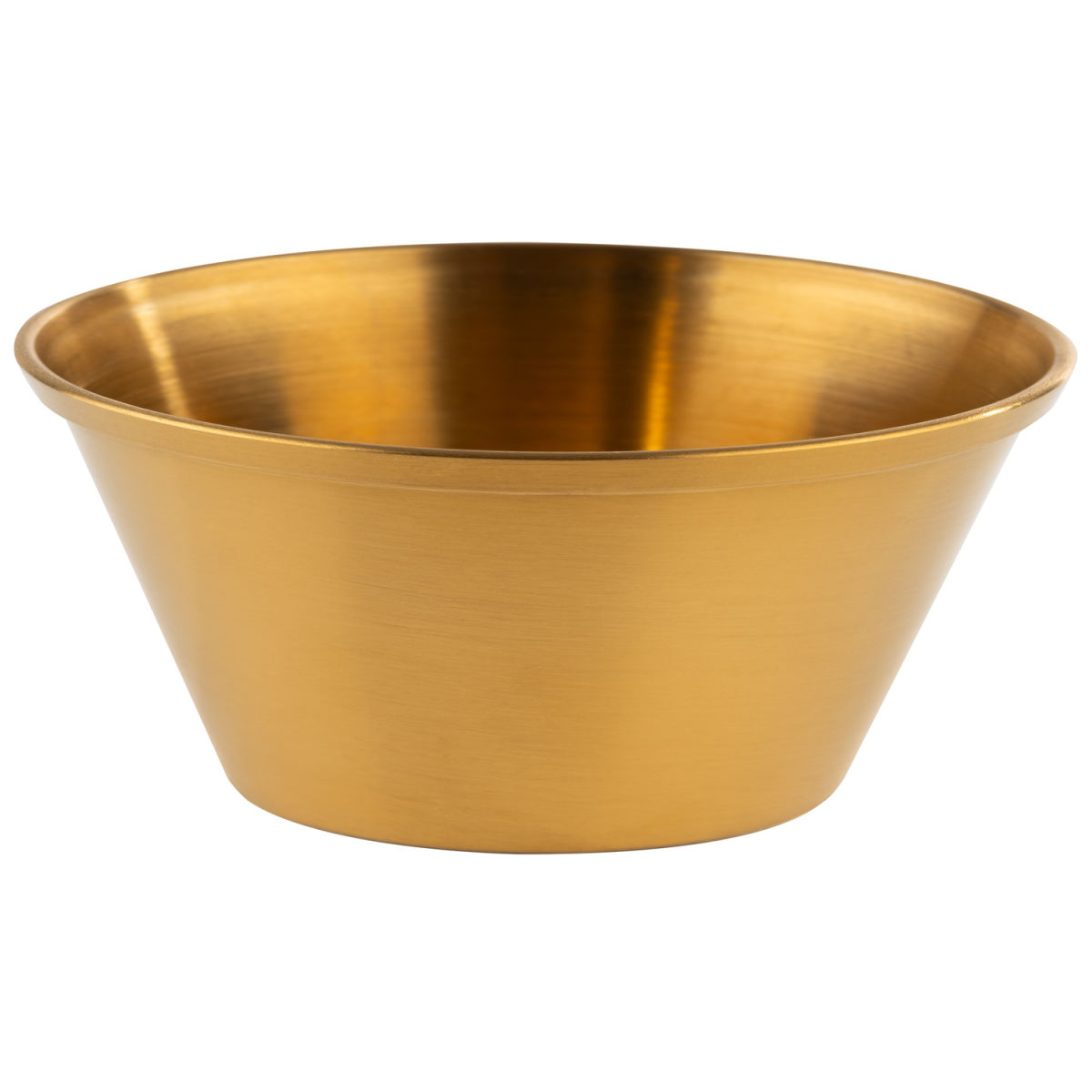 APS Dipschälchen, 6er-Set, Edelstahl 40 ml, 6x6x2.5 cm (LxBxH); gold