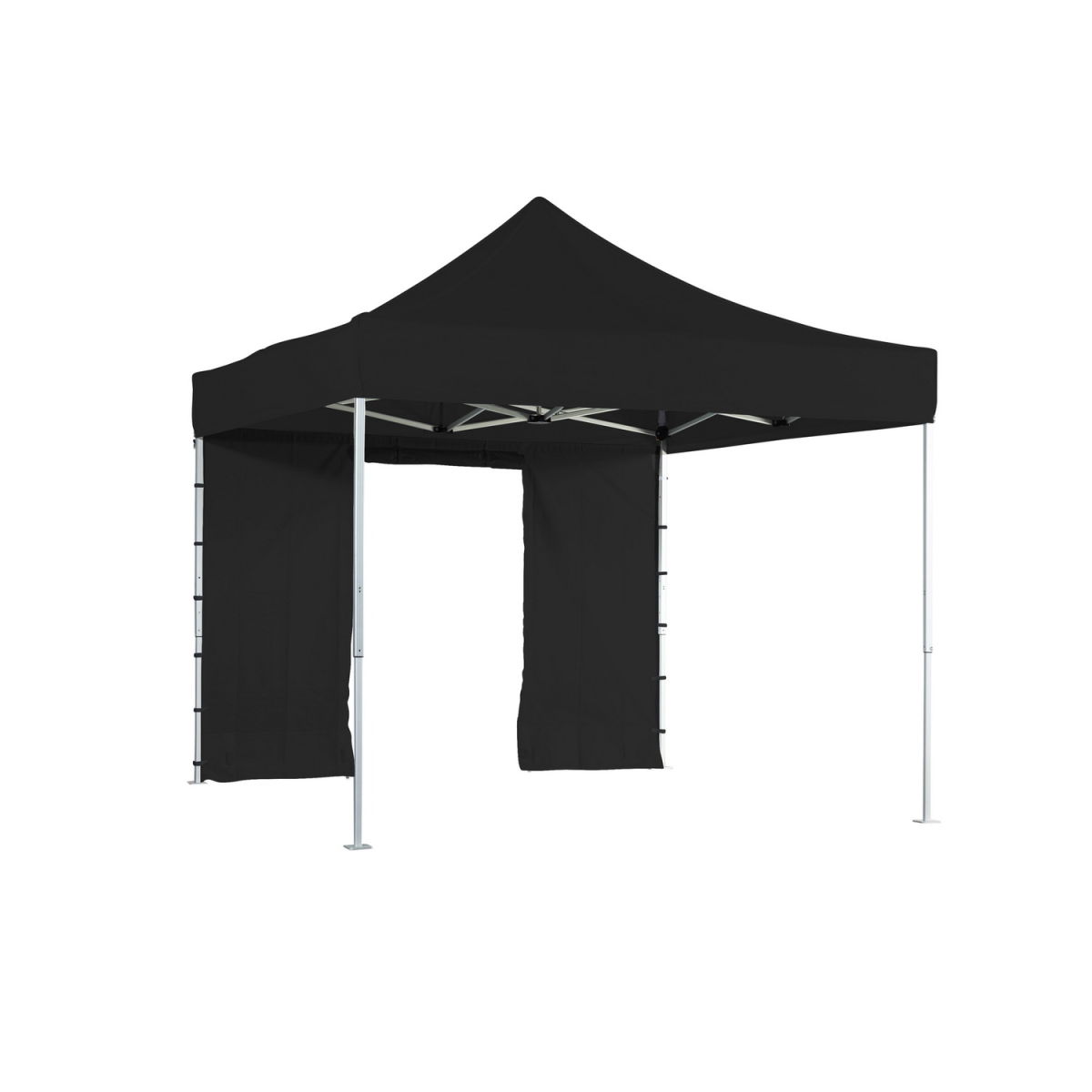 VeroTENT VeroTENT 2m Seitenwand mit Tür 200x205 cm (LxB); schwarz